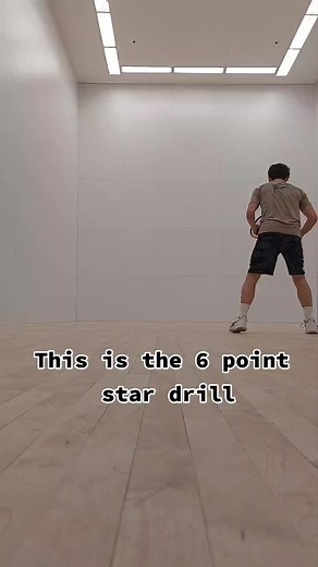 Mastering Racquetball Footwork and Technique with Coach Rino's 6 Point Star Drill