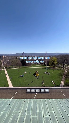 Climbing the Penn State Old Main Bell Tower Adventure