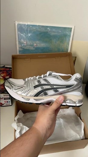 Unboxing Asics Gel-Kayano 14 in White/Graphite Grey #asics #running
