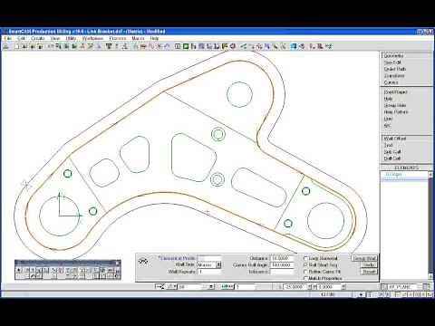 4 - Toolpath directly from wireframe CAD in SmartCAM