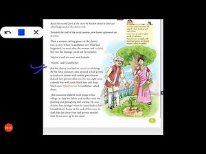Class-4th /English/ Chapter-4 The Cherry Tree ( Part-2)