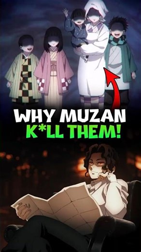 The Real Reason Why Muzan Killed Tanjiro's Family in Episode 1 #shorts #demonslayer