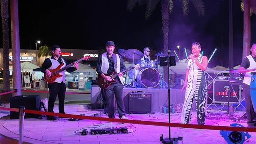 Here's a little clip of "Bad Girls" and "Boogie Oogie Oogie" from our Friday night at Promenade @Sunset Walk Main Stage ! We loved playing for you guys! Stay tuned for more dates! | Sheila & The Sound