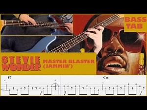 Stevie Wonder - Master Blaster - Bass Tab | Cover | Lesson | Tuition