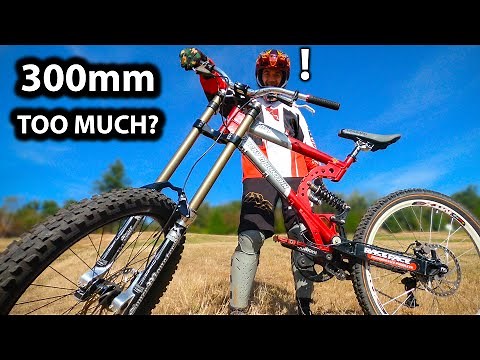 The Most EPIC MTB FORK EVER MADE!! 12” ‘Supermonster’ - How does this ride?