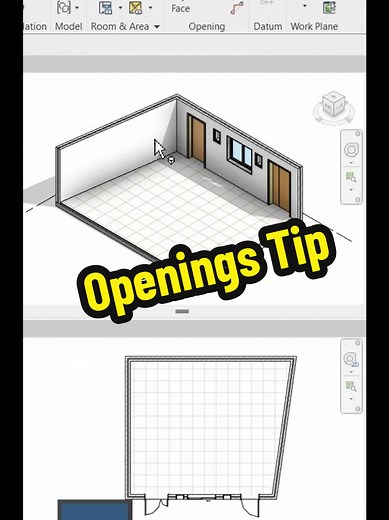 Quick Revit Trick for Creating Openings