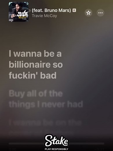Billionaire Lyrics Video by Bruno Mars