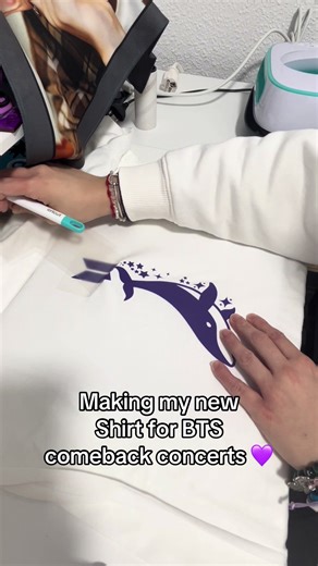 Creating a Custom Shirt for the BTS Concert
