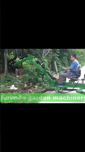 360 swing towable backhoe with hydraulic hammer breaker