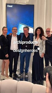 @archiproducts and @designheroes.official launch the new alliance for...