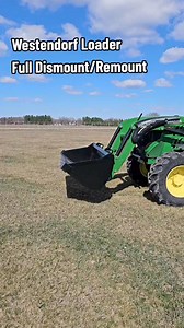 Why leave your loader on all the time, when it is this easy to take it off? Give yourself the Freedom of convenience AND performance when you choose a Westendorf loader. #ag #agriculture #tractor #loader #madeintheusa #westendorf | Westendorf Manufacturing
