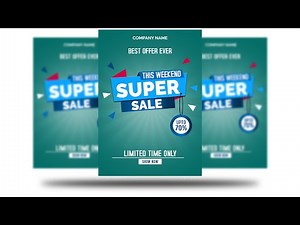 How to design a Discount Promotion Flyer in Photoshop