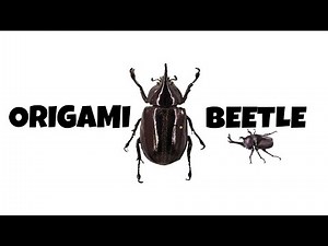 ORIGAMI BEETLE | EASY STEP BY STEP TUTORIAL