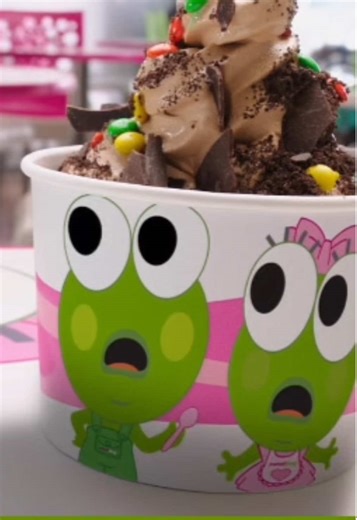Hop in for a frogalicious smoothie! #sweetfrog #frozenyogurt #smoothies