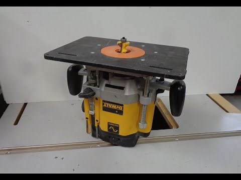 Mounting DeWalt DW 625 Router to Router Table Insert