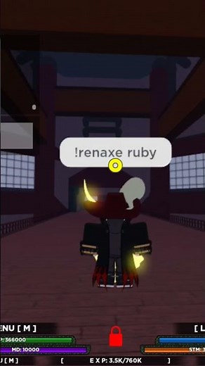 (shindo life) how to change renshiki axe color