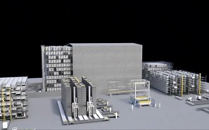 仓库管理自动化产线三维动画 #产线三维动画制作_哔哩哔哩_bilibili