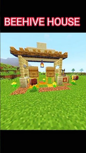 Minecraft BEEHIVE HOUSE 🏠 Tutorial