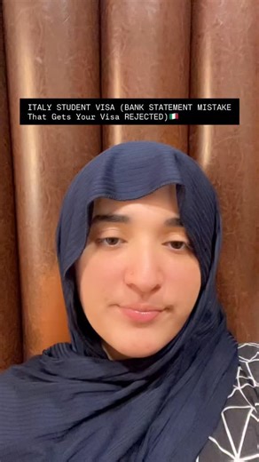 M A R I A on Instagram: "STOP risking your Italy student visa over a simple bank statement error! One wrong document can make the embassy suspect illegal immigration and reject you immediately. In this video, I reveal the #1 mistake students make with their financial proof: ❌ NEVER attach a "Sale Deed" (property sale document) to justify the money in your bank account! Why? Because showing a sale deed tells the visa officer: The money is not stable or regular — it came from a one-time sale. It r