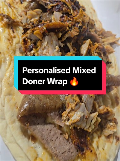 Create Your Own Mixed Doner Wrap at Kolay Grill