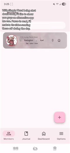 Simply Plural is being shut down! Here's an actual video look at Ampersand, as nobody seems to be showing it off. #simplyplural #systok #osdd #systemtok