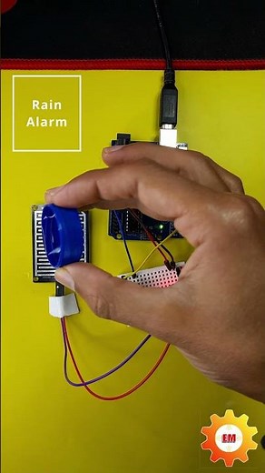 Rain Sensor with Arduino - Alarm Project #arduino #electronics