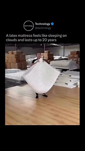 865K views · 962 reactions | A latex mattress is designed to feel...