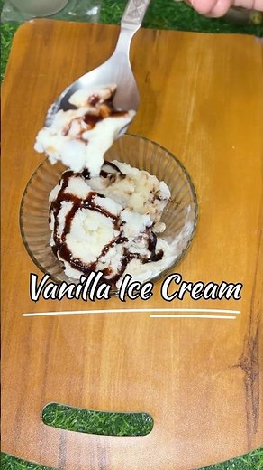 Trending Homemade Vanilla Ice cream Recipe #icecream #vanilla #trending #homemade #viral #summer