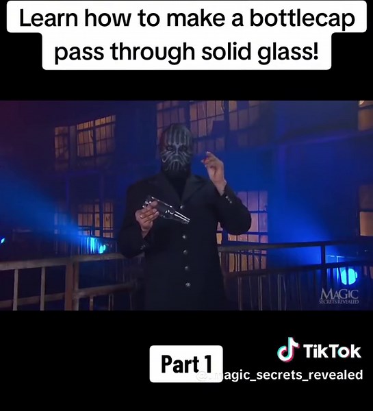 Learn How to Make a Bottlecap Pass Through Solid Glass!