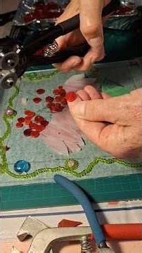 Mosaic Studio | Mosaic Circles | @mynamosaics #mosaic #artistlife #craftroom