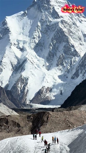 A 13,000-Foot Wall Towers Above Them 😳 #k2 #climbing
