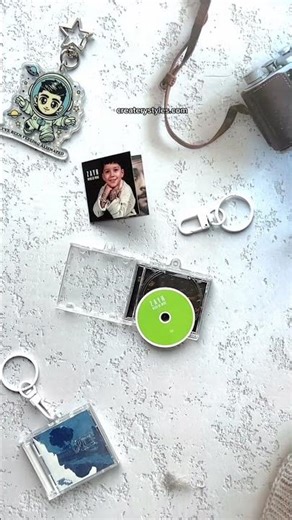 Custom Your Favorite Album Into a Custom NFC Mini Album Keychain #nfctag