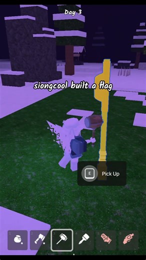 What does the Flag even do in 99 Nights in the Forest??? #roblox #shorts #robloxshorts