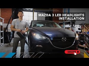 Einbauanleitung für LED-Scheinwerfer - Mazda 3 (BL, MK 2)