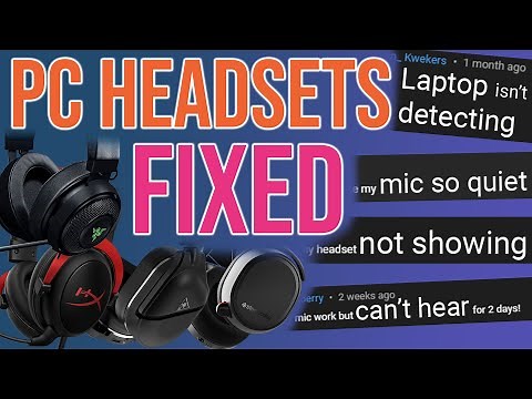 Fix All PC Headsets - Win10/11 - Laptop and Desktop - 3.5mm to USB Adapter