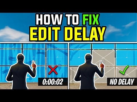 How to Fix Edit Delay in Fortnite (NO MORE EDIT DELAY) [PC ONLY]