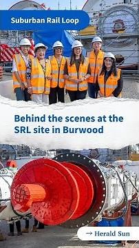 Inside the massive $34.5bn Suburban Rail Loop: Tunnelling machines arrive