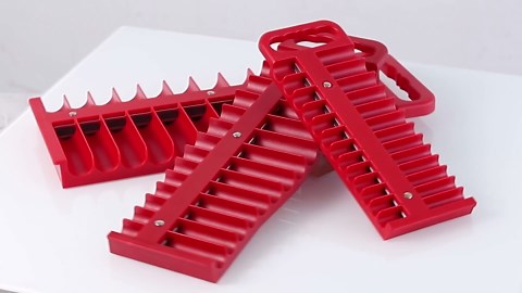 Magnetic Socket Organizer Set, 3 Pcs Blue Portable Heavy Duty Socket Rail Set: 1/4-Inch x 22 Pallets, 3/8-Inch x 28 Pallets, 1/2-Inch x 26 Pallets, Hold 76 Sockets - Fit Shallow&Deep Sockets