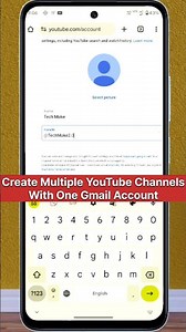 How To Create Multiple YouTube channel With One Gmail Account #youtubeshorts #shorts