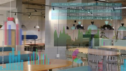 Empty lounge static while data feed causing bars lines occluding tables numeric matrix for data