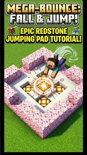 Unlimited Jumps? Try this Redstone Hack! #minecraft #gaming #minecraftbuilding #redstone