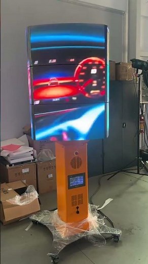 Rotating LED Display 3 Layers 4 Faces