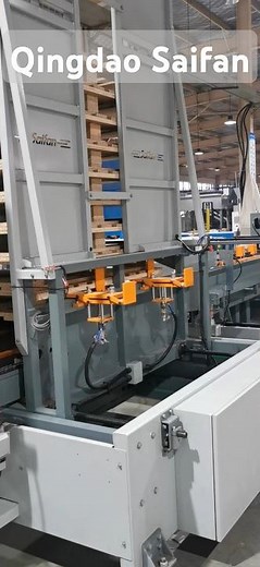 SF1000DD automatic wooden pallet stacker pallet stacking machine #woodpalletmachine #woodpallet