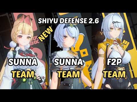 NEW Shiyu Defense ZZZ Yixuan F2P Team x M0 Anby Trigger x Alice Sunna Nicole Zenless Zone Zero 2.6