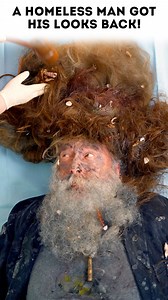473K views · 685 reactions | A homeless man got his looks back! | Fabiosa Life Stories | Facebook