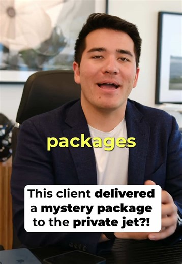 This client insisted on waiting for her package at the FBO. What do you think was inside? #FlyAmalfi #ClientDrama #MysteryPackage @thekolinjones