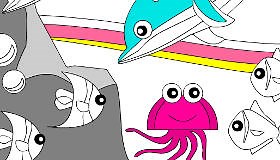 Delfines para colorear