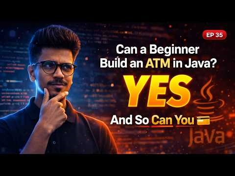 Build ATM Machine in Java 🔥 Full Project (Beginner Friendly) | Full Java Course