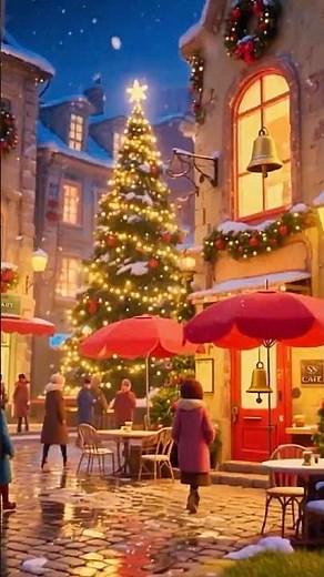 Cozy Christmas Bakery Ambience with Soft Jazz