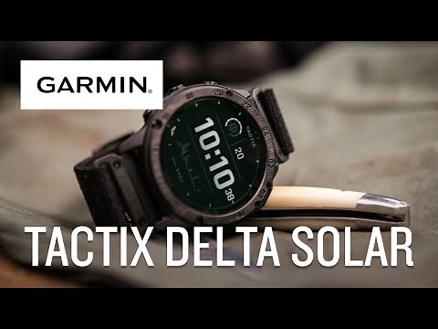 Garmin | tactix Delta Solar | Montre GPS solaire avec verre saphir et fonctions tactiques